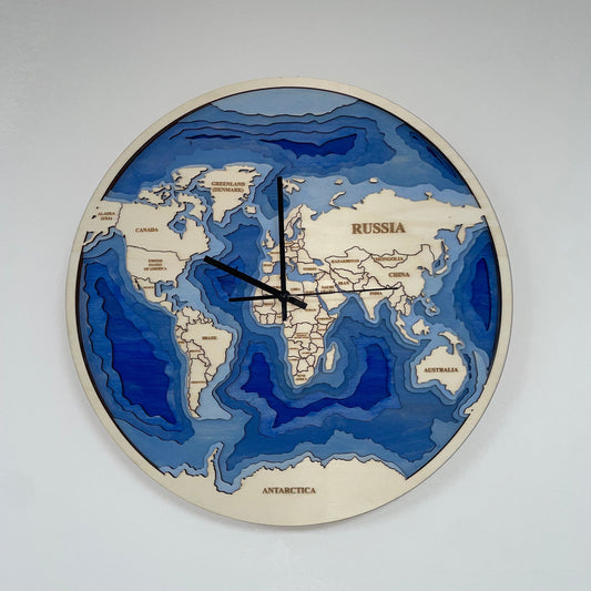 Orologio continenti